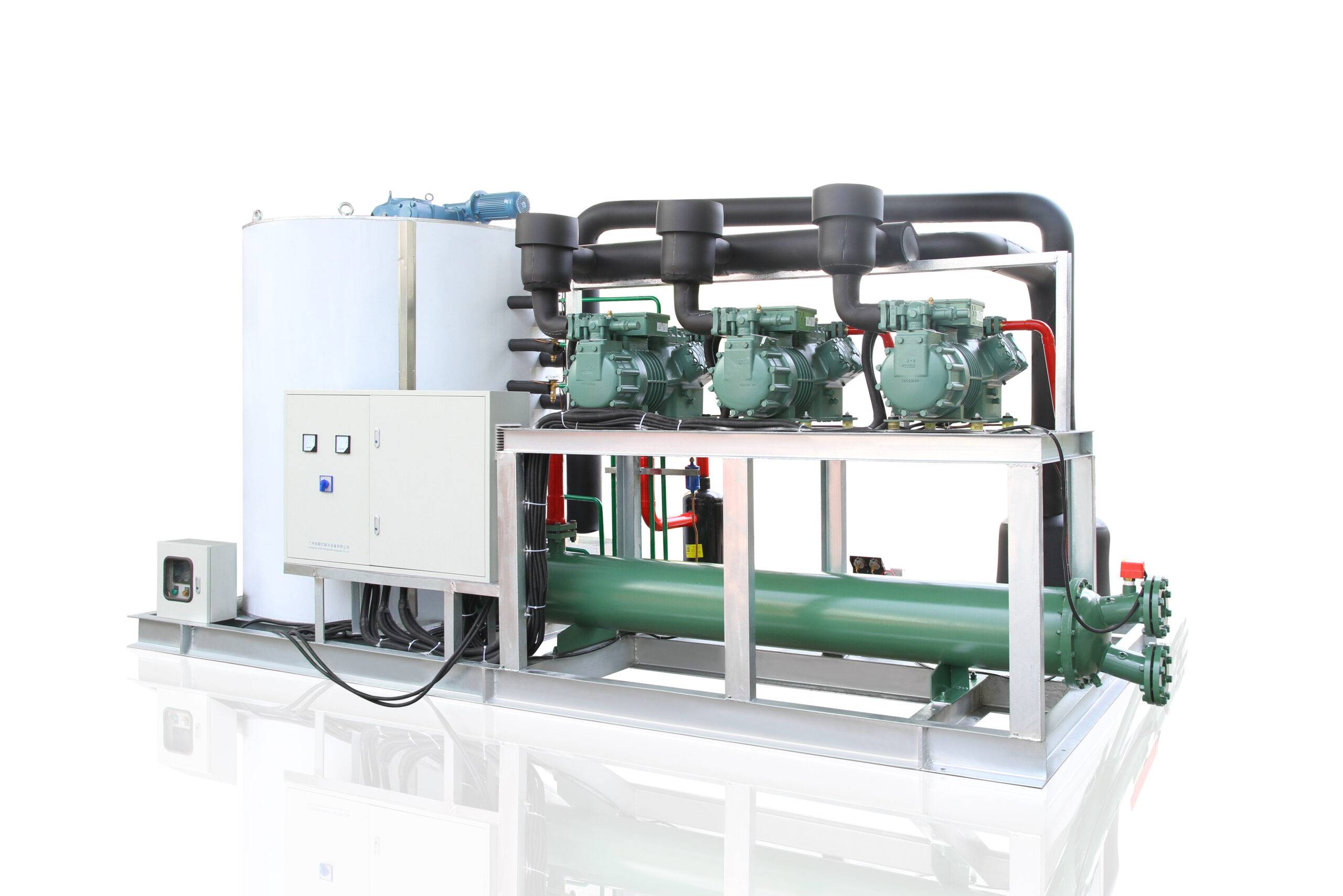 25-ton flake ice machine KP250 for fishery applications