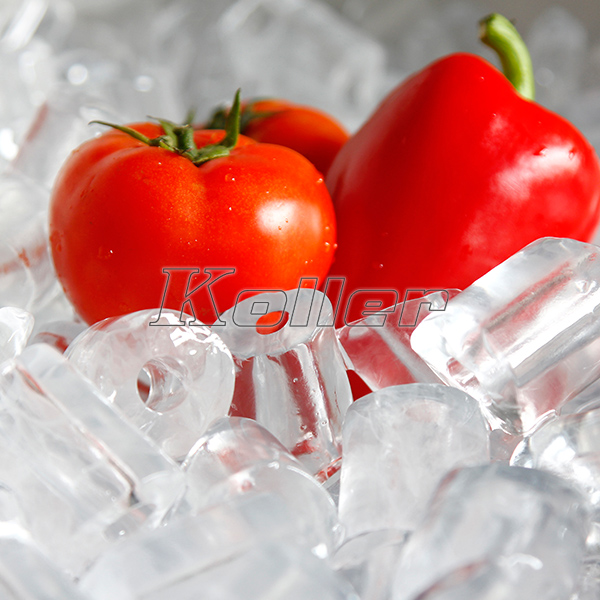 tube ice with vegetables