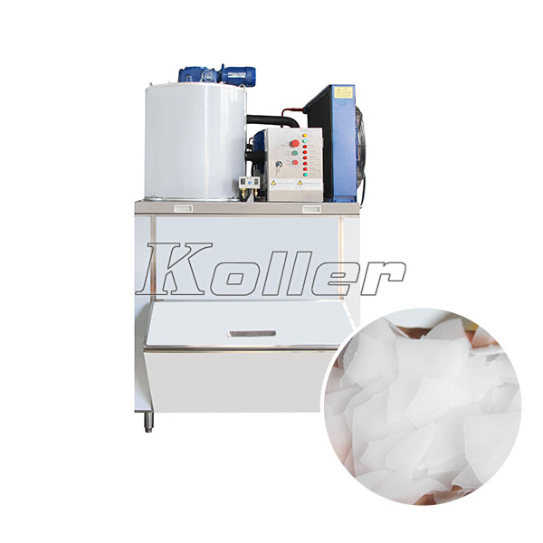 Flake Ice Machine 2 ton per day, Koller Industrial flake ice maker