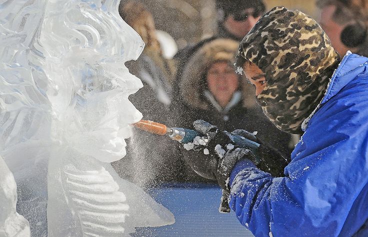 ice carving