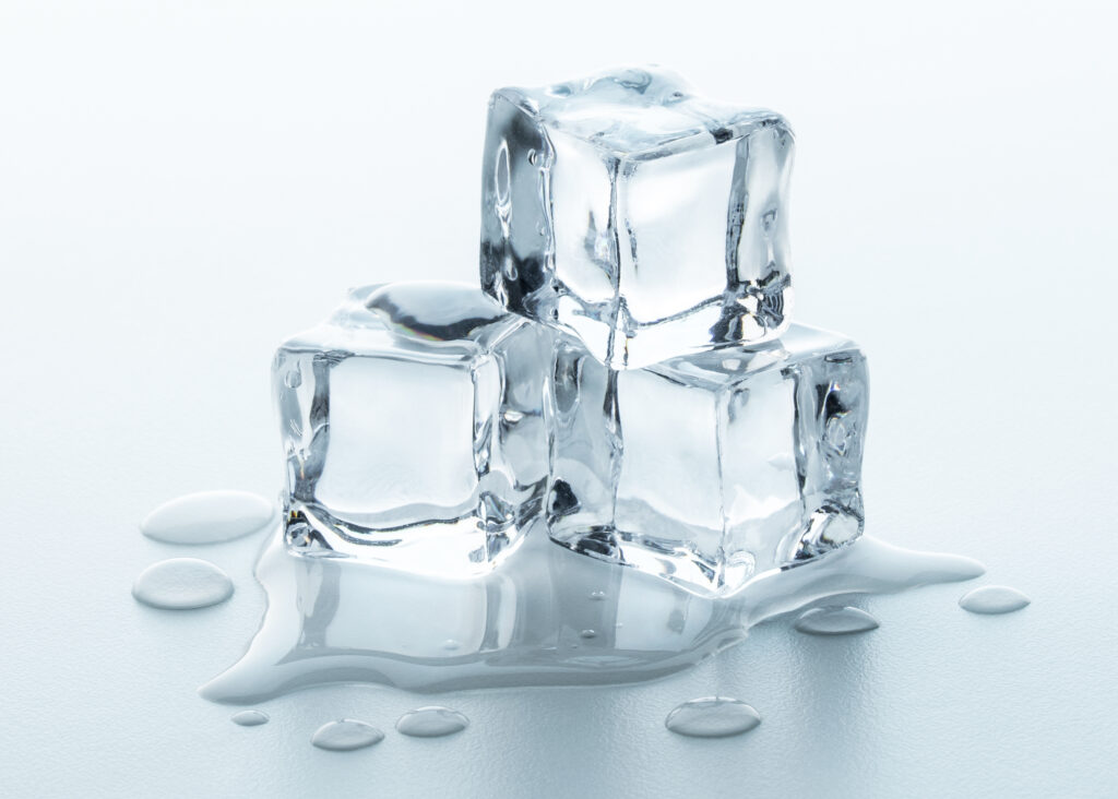 crystal clear ice