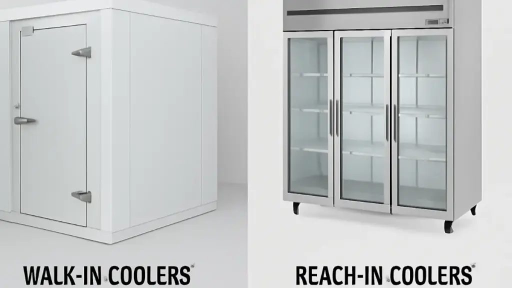 Refrigeradores sin cita previa vs.. Reach In Coolers