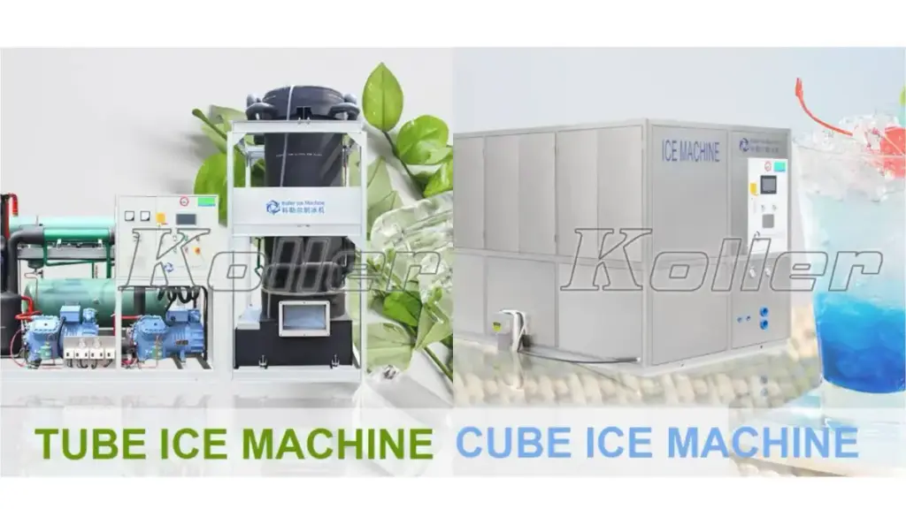 Cube Ice Machine vs Tube Ice Machine