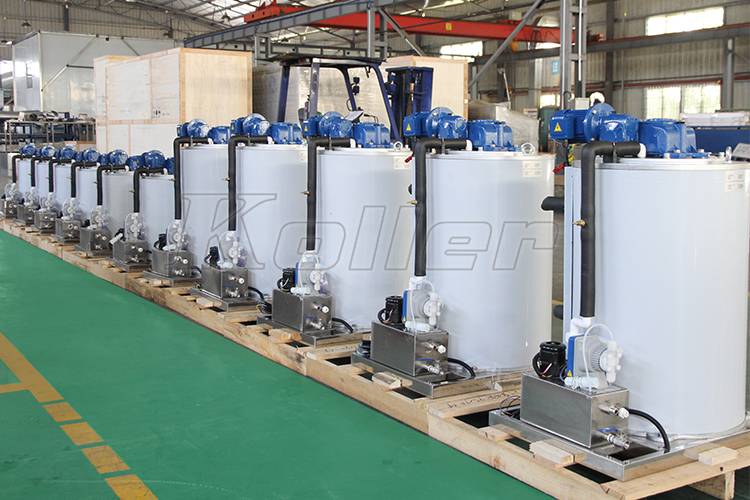 Evaporador de máquina de hielo en escamas KPE